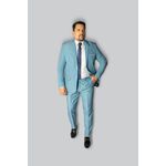 Costume Azul Armênia Slim em Microfibra - King Ternos