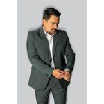 Costume Chumbo Mescla Slim em Microfibra - King Ternos