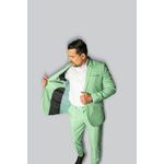 Costume Verde Menta Slim em Microfibra - King Ternos