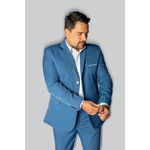 Costume Azul Céu Slim em Poliviscose - King Ternos