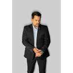 Costume Preto Tecnologico Slim Em Poliviscose - King Ternos