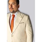 Costume Areia Suíça Lapela 10cm - King Ternos