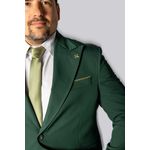 Costume Verde Suíça Lapela 10cm - King Ternos