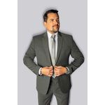 Costume Cinza Slim em Lã Fria - Coleção Mônaco King Ternos