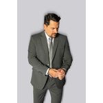 Costume Cinza Slim em Lã Fria - Coleção Mônaco King Ternos