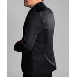 Terno Preto Slim em Gabardine - King Ternos