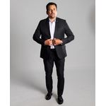 Terno Preto Slim em Gabardine - King Ternos