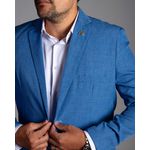 Terno Jeans Lavado Em Microfibra - King Ternos