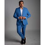 Terno Jeans Lavado Em Microfibra - King Ternos