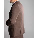 Costume Marrom Em Microfibra - King Ternos