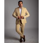 Terno Mostarda em Microfibra Slim - King Ternos