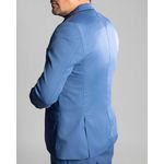 Costume Azul Claro Em Microfibra - Coleção Python King Ternos