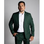 Terno Verde Slim em Poliéster - King Ternos