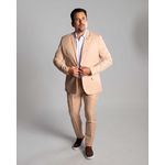 Terno Bege Slim em Poliviscose - Coleção Tropical King Ternos