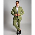Terno Verde Slim em Poliviscose - Coleção Tropical King Ternos