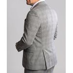 Terno Quadriculado Oyster Slim em Poliviscose - Coleção Britanic King Ternos