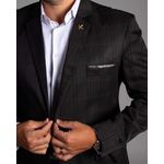 Costume Preto Slim em Poliviscose Premium - Coleção João Vitor Ota By King Ternos