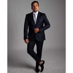 Terno Azul Noite Slim em Poliviscose - Coleção Tropical Premium King Ternos