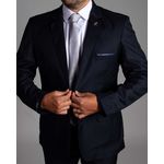 Terno Azul Noite Slim em Poliviscose - Coleção Tropical Premium King Ternos