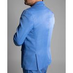 Terno Azul Slim em Poliviscose - Coleção Tropical King Ternos