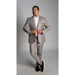 Costume Caqui Slim em Poliviscose - Coleção Tropical Premium King Ternos