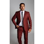 Costume Terracota Slim em Poliviscose - Coleção Tropical Premium King Ternos