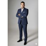 Costume Azul Marinho Slim em Gabardine - King Ternos 