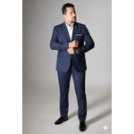 Costume Azul Marinho Slim em Gabardine - King Ternos 