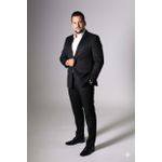 Costume Preto Slim em Gabardine - King Ternos