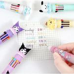 Caneta sanrio 10 cores