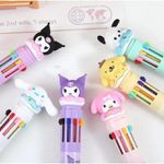 Caneta sanrio 10 cores