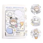 Caderno Fichário Space Adventure B5