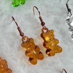 Brincos ursinhos balinha de goma Rainbow