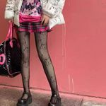 Meia calça hello kitty arrastão 