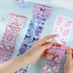Adesivos longos doceria sanrio