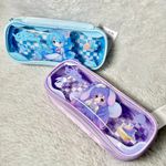 Estojo transparente garota kawaii