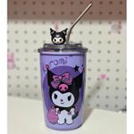 Copo Sanrio com Tampa e canudo