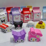 Borracha sanrio caixinha de leite