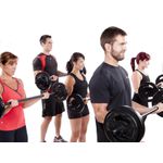 Kit 3 Barras Body Pump Kl Master Fitness para Musculação - Preto