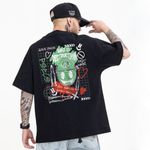 Camiseta Oversized Masculina Street Academia Algodão 08