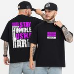 Camiseta Oversized Masculina Street Academia Algodão 012