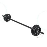 Kit Body Pump Barra 1,20 cm + 12 kg anilhas pintadas