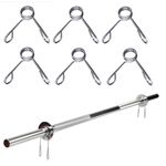 Kit 50 Presilhas para Barra 3 Voltas 27 mm Cromado Profissional