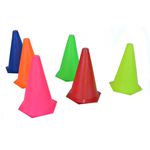 Kit Agilidade 10 Cones 24 cm + 20 Chapéu Chinês Funcional