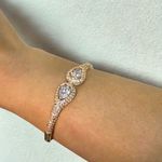 Pulseira Gotas Cravejada - Banhado em Ouro 18k