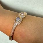 Pulseira Gotas Cravejada - Banhado em Ouro 18k