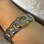 Pulseira DUO - Banhado em Ródio Branco e Ouro 18k