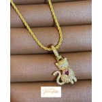 Pingente Cravejado Gato(a)