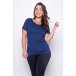 Blusa Respira Lisa Azul Marinho