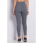 Calça Legging Fitness Comfort Cinza Mescla